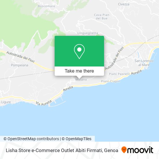 Lisha Store e-Commerce Outlet Abiti Firmati map