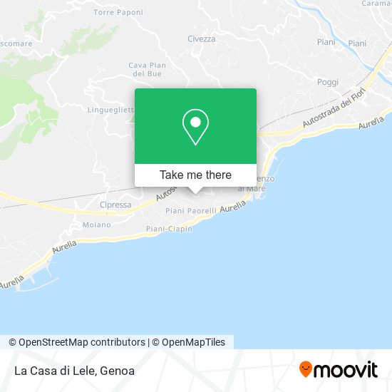 La Casa di Lele map