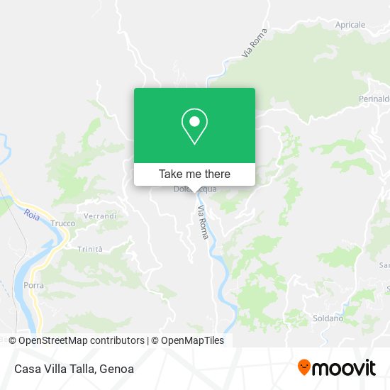 Casa Villa Talla map