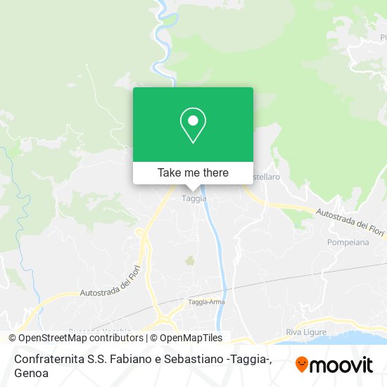 Confraternita S.S. Fabiano e Sebastiano -Taggia- map