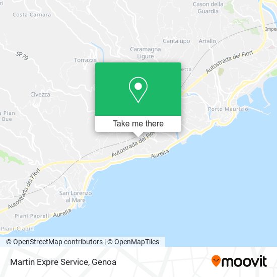 Martin Expre Service map