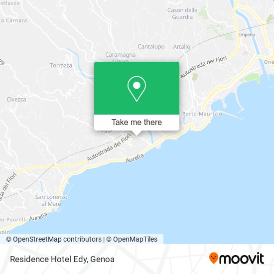 Residence Hotel Edy map