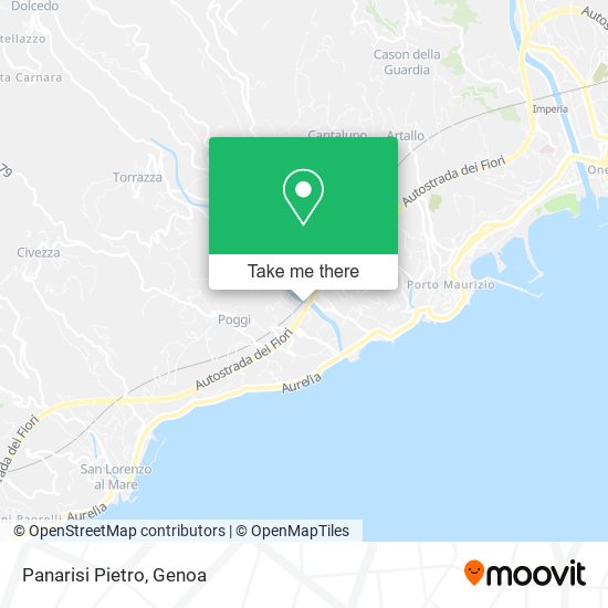 Panarisi Pietro map