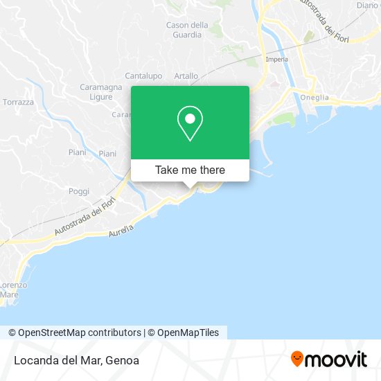 Locanda del Mar map