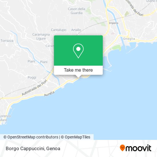 Borgo Cappuccini map