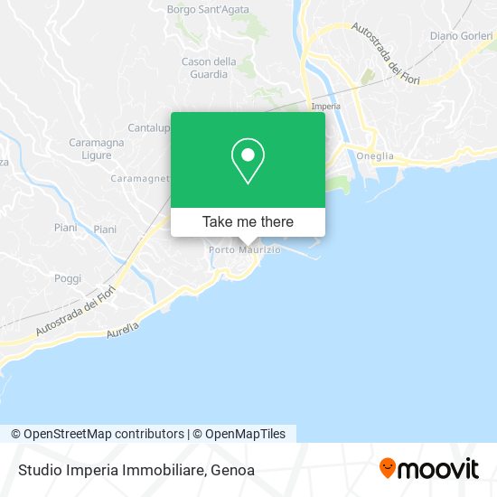 Studio Imperia Immobiliare map