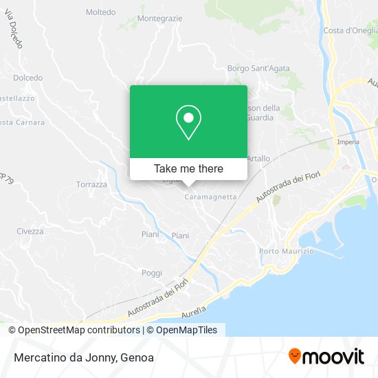 Mercatino da Jonny map