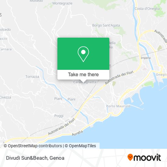 Divudì Sun&Beach map