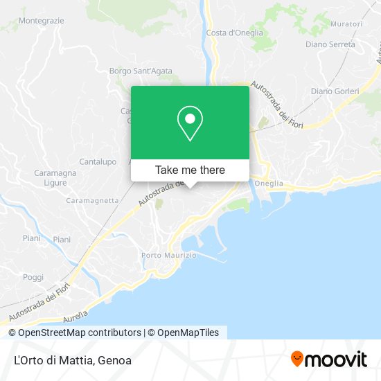 L'Orto di Mattia map
