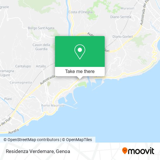 Residenza Verdemare map