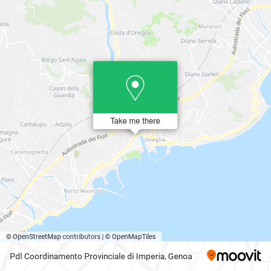 Pdl Coordinamento Provinciale di Imperia map