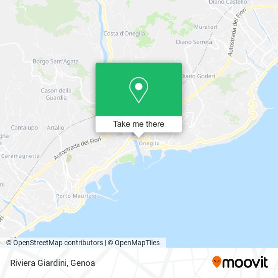Riviera Giardini map