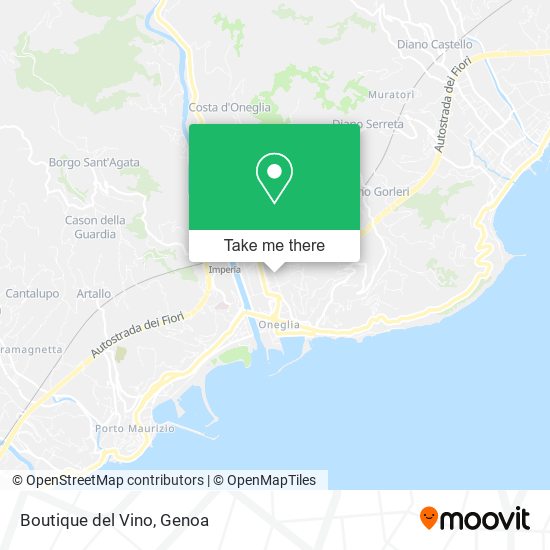 Boutique del Vino map