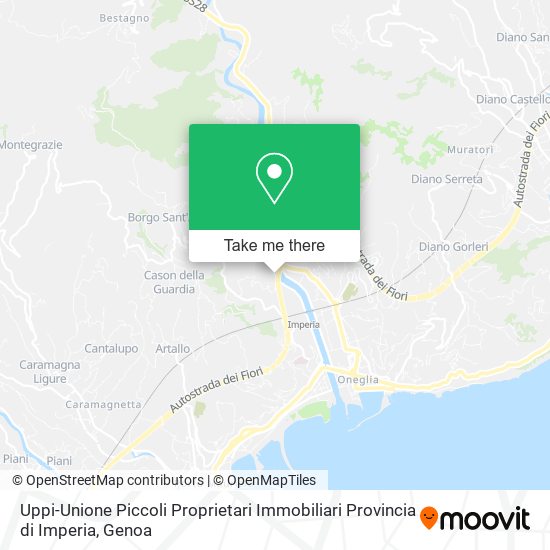 Uppi-Unione Piccoli Proprietari Immobiliari Provincia di Imperia map