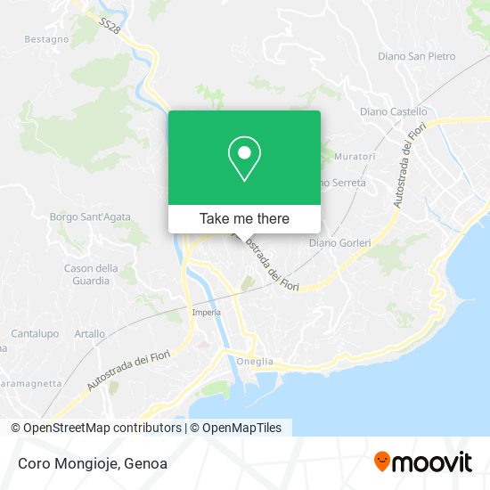 Coro Mongioje map