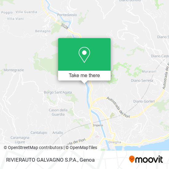 RIVIERAUTO GALVAGNO S.P.A. map