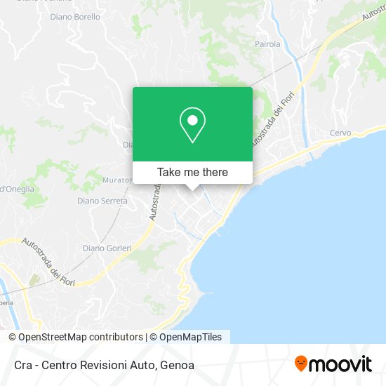 Cra - Centro Revisioni Auto map