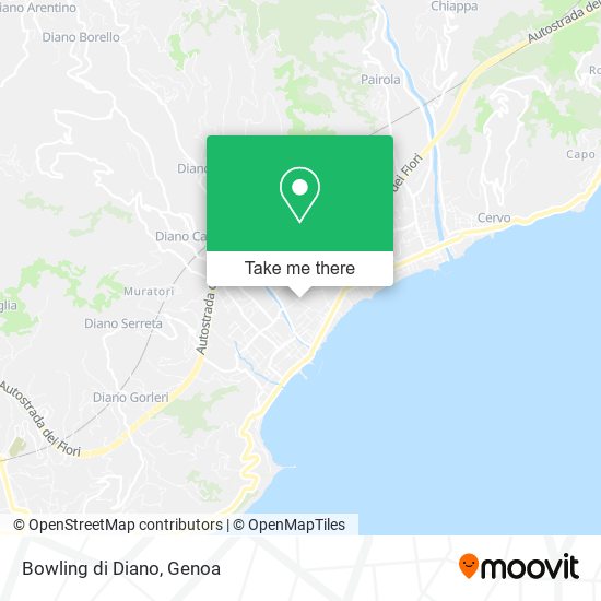 Bowling di Diano map