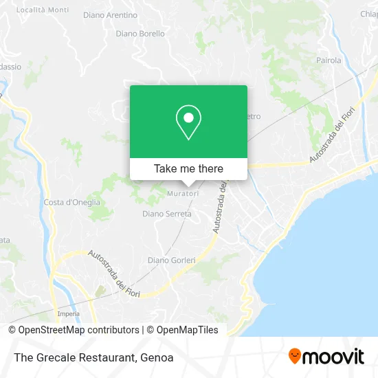 The Grecale Restaurant map