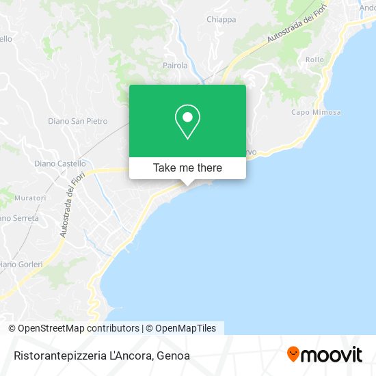 Ristorantepizzeria L'Ancora map