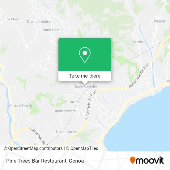 Pine Trees Bar Restaurant map