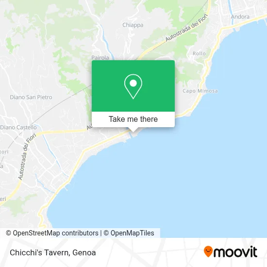 Chicchi's Tavern map