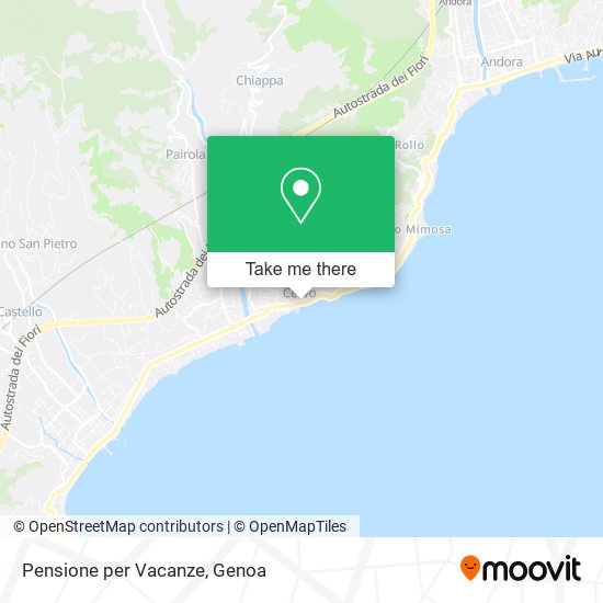 Pensione per Vacanze map