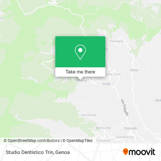 Studio Dentistico Trin map