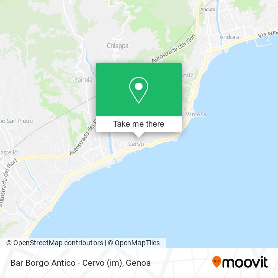 Bar Borgo Antico - Cervo (im) map