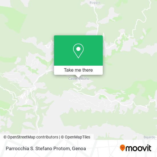 Parrocchia S. Stefano Protom map