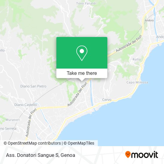 Ass. Donatori Sangue S map