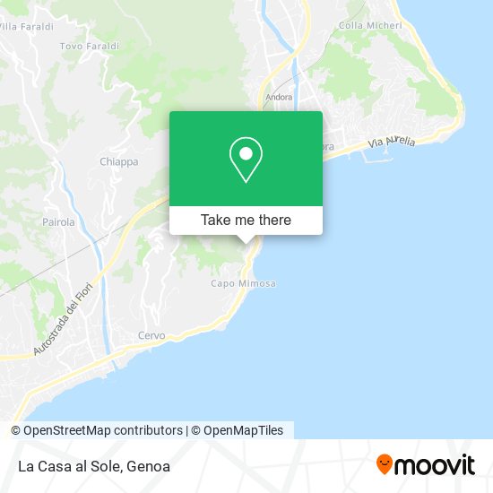 La Casa al Sole map