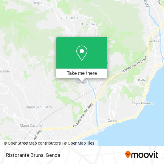 Bruna Restaurant map