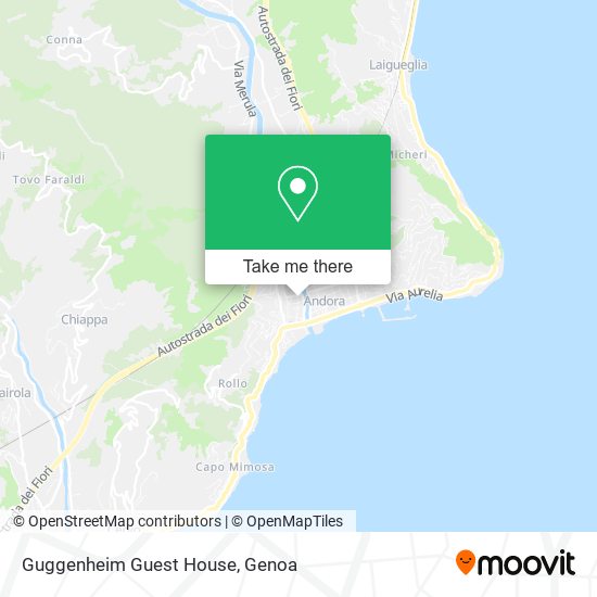 Guggenheim Guest House map