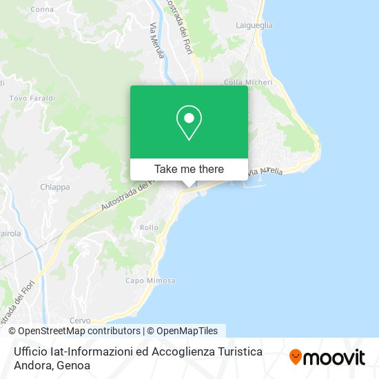 Ufficio Iat-Informazioni ed Accoglienza Turistica Andora map