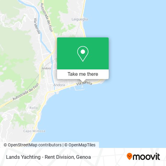 Lands Yachting - Rent Division map