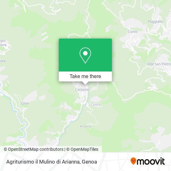Agriturismo il Mulino di Arianna map