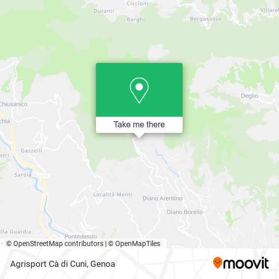 Agrisport Cà di Cuni map