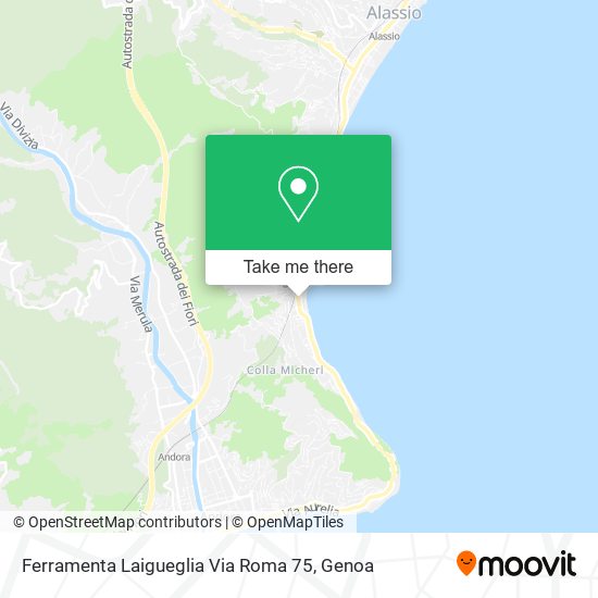 Ferramenta Laigueglia Via Roma 75 map