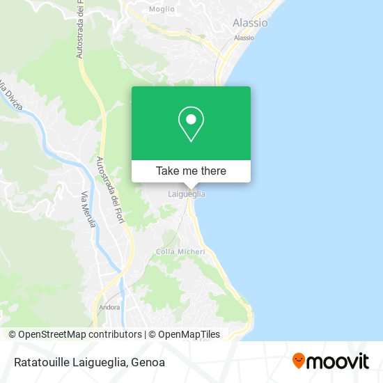 Ratatouille Laigueglia map