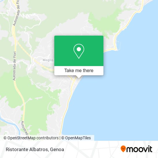 Ristorante Albatros map