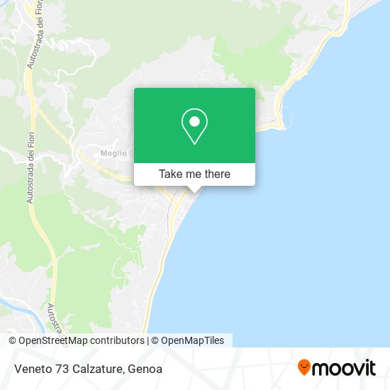 Veneto 73 Calzature map