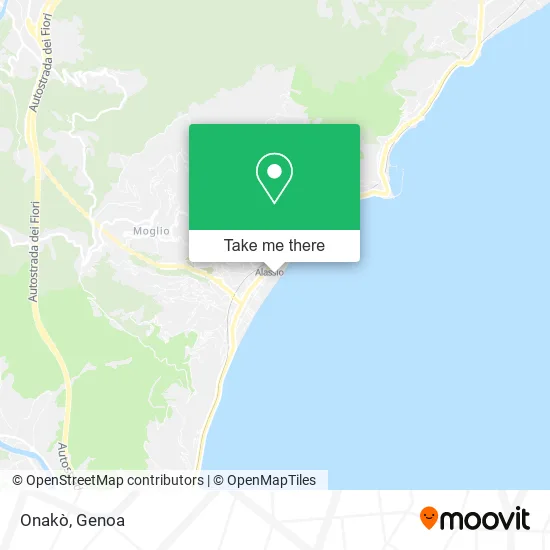 Onakò map