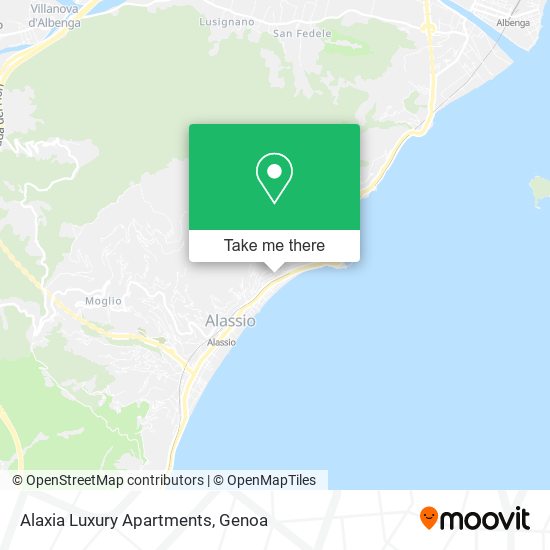 Alaxia Luxury Apartments map