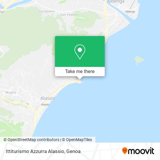 Ittiturismo Azzurra Alassio map
