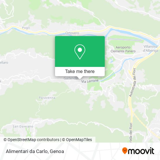 Alimentari da Carlo map