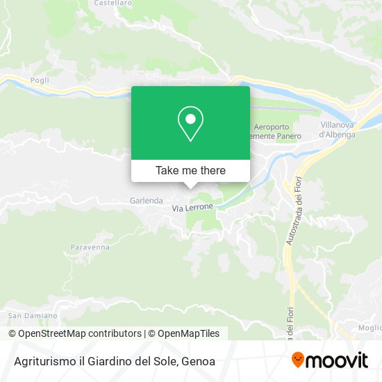 Agriturismo il Giardino del Sole map