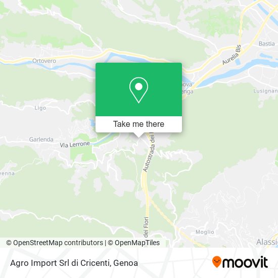 Agro Import Srl di Cricenti map