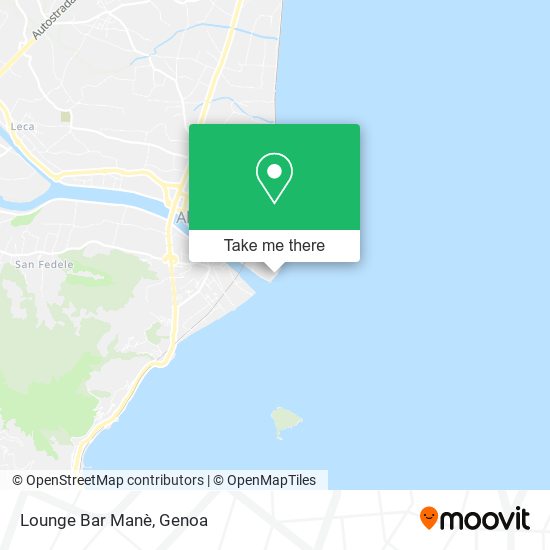 Lounge Bar Manè map