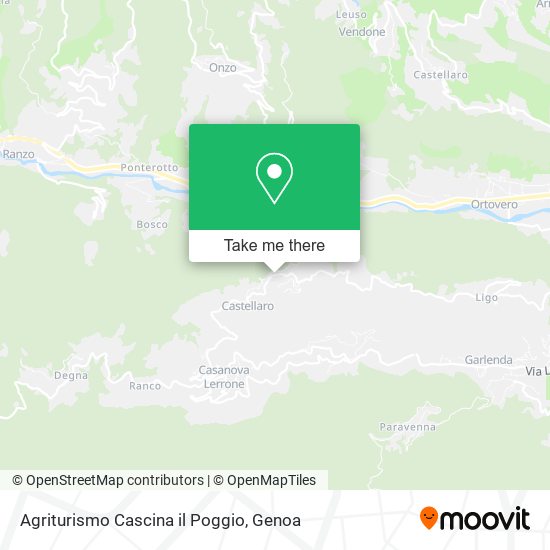 Agriturismo Cascina il Poggio map